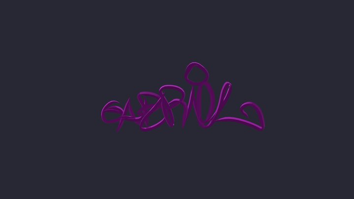 gabriel graffiti 3D Model