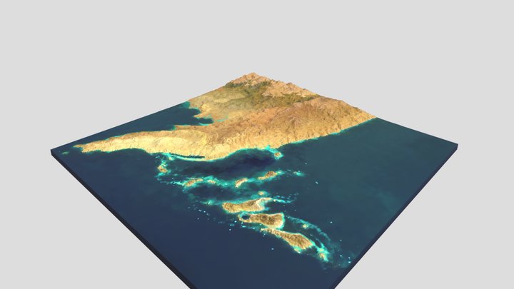 Carthus Peninsula - Dark Souls Unseen Lands 3D Model