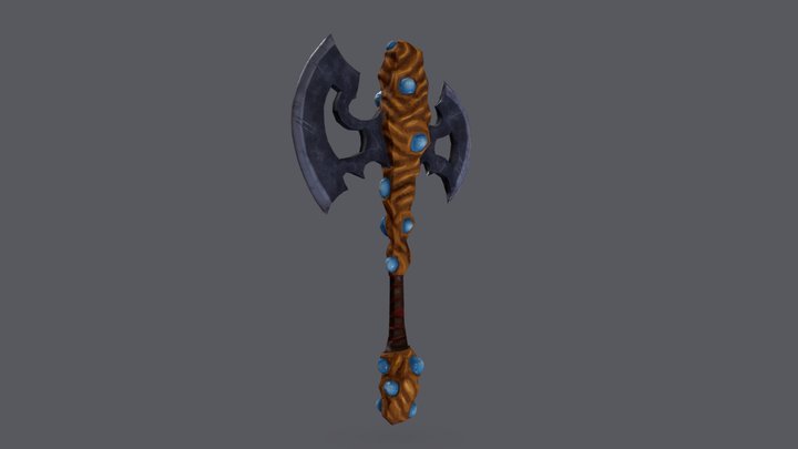 Stylized Axe 3D Model