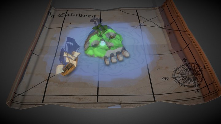 The little ghost of the treasure island 3D Model
