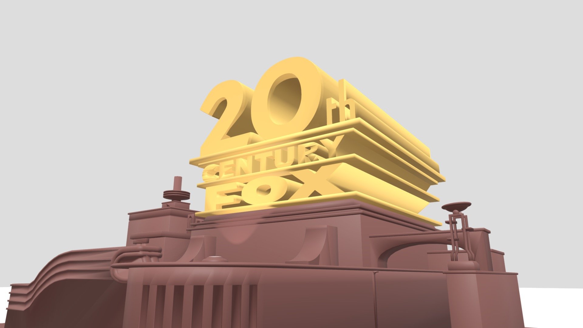 20th Century Fox logo by Vardan 89 remake - Download Free 3D model by ...