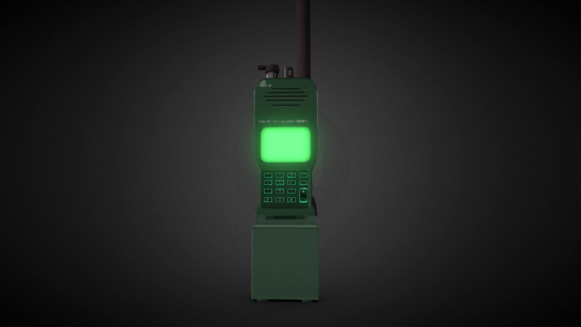 Walkie-talkie scp:sl fan-art - 3D model by ReZuS (@ReZuSZverus