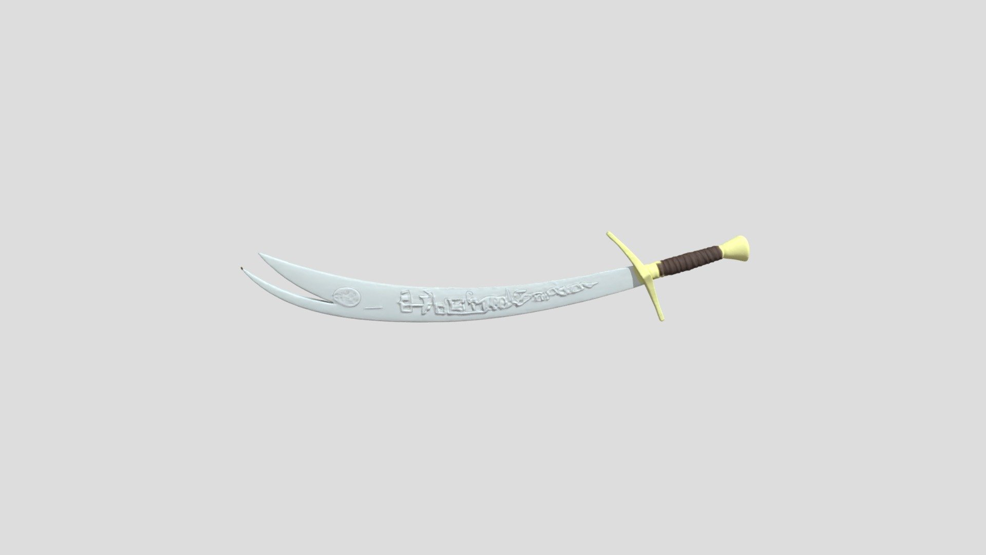 Zulfiqar - Download Free 3D model by Juan Ignacio (@juanignacio5 ...