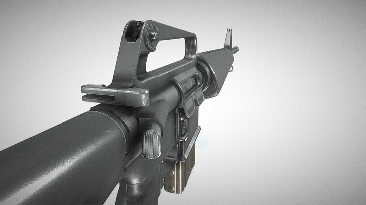M16A1 3D Model