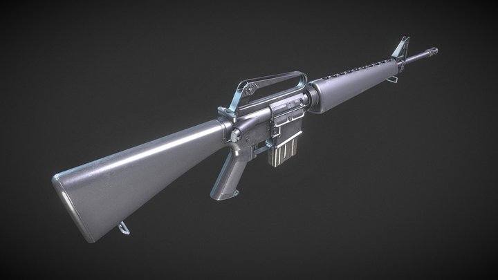 M16A1 3D Model