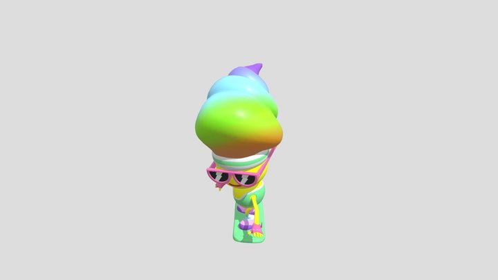 Skateboarder 3D Model