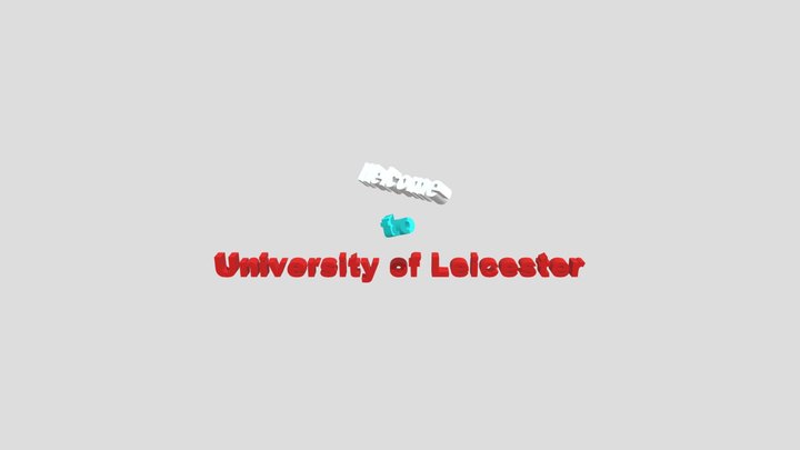 University Of Leicester 3D Model