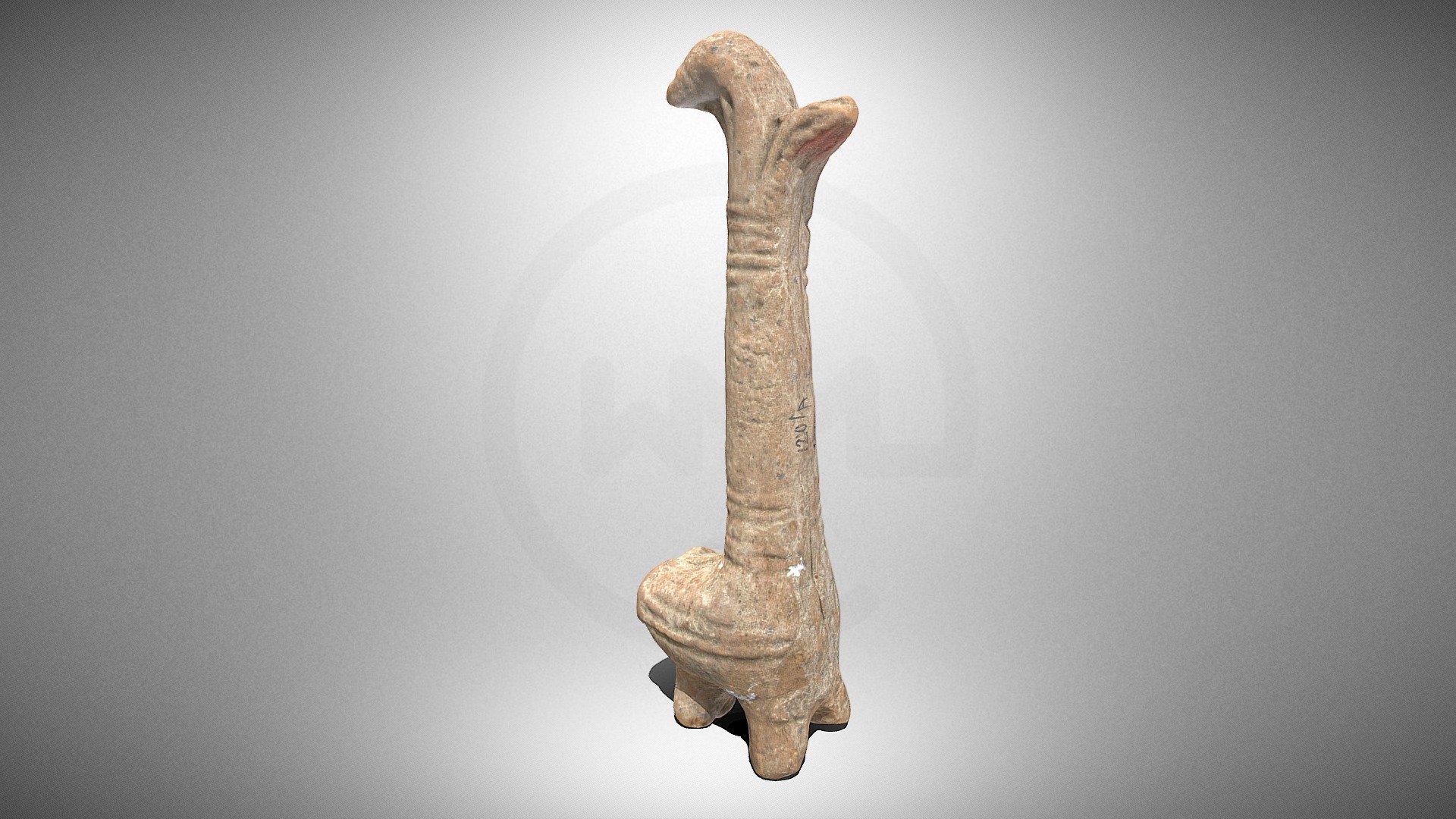 Olive lamp with a column No. 1 — Sketchfab embed 3D viewer