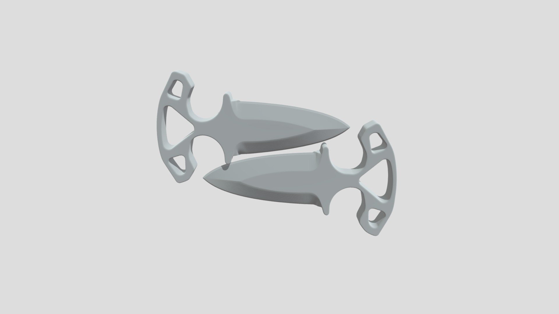 Shadow Daggers - Counter Strike Knife - 3D model by CaduCrespo [b46474c ...