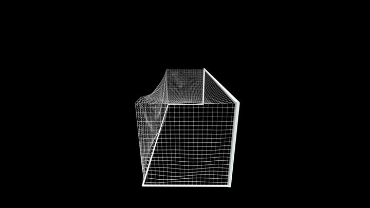 Football Net 3D Model