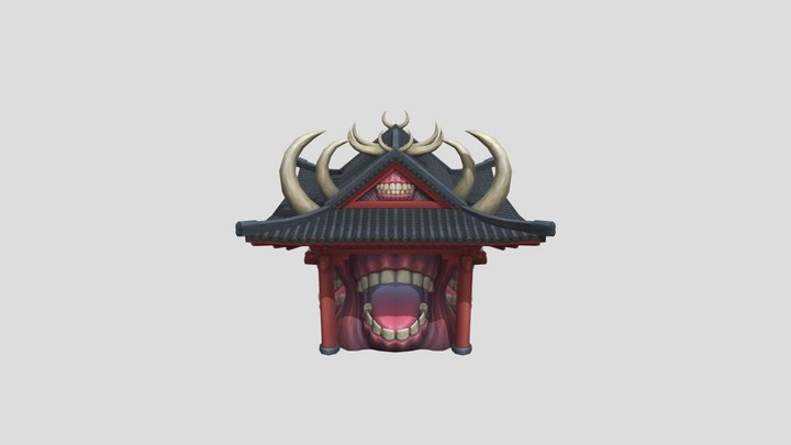 Malevolent Shrine by : o-DV89-o 3D Model