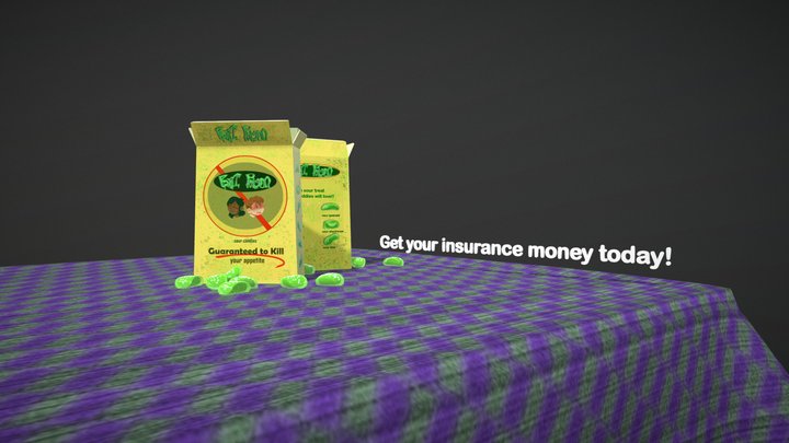 Brat Poison: killer childrens candy 3D Model