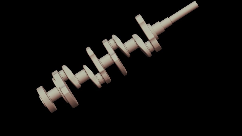 Crankshaft - 3D model by Manish Patil (@manishpatil) [b468552] - Sketchfab