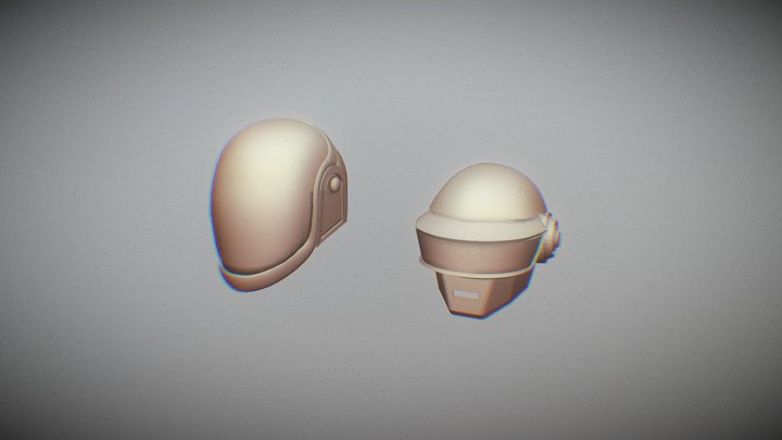Helmet V1_matcap 3D Model