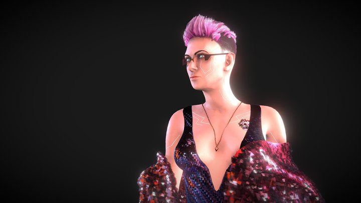 Clarissa Party Girl 3D Model