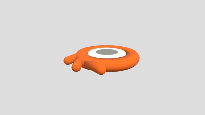 EECS 298 Daily Model: Free Draw (Blender Logo) 3D Model