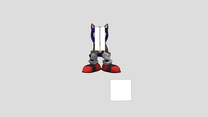 Sonica_(female_sonic) 3D Model
