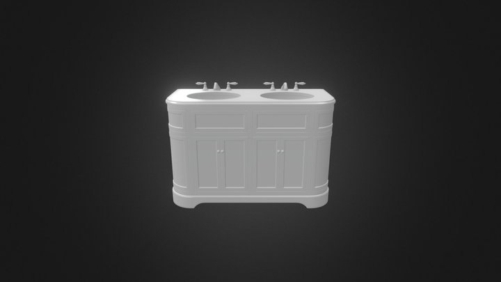 Bathroom Cabinet JRW-003 3D Model