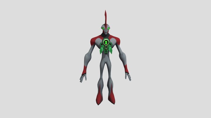 Ben10-Way big-Model-Alien force 3D Model