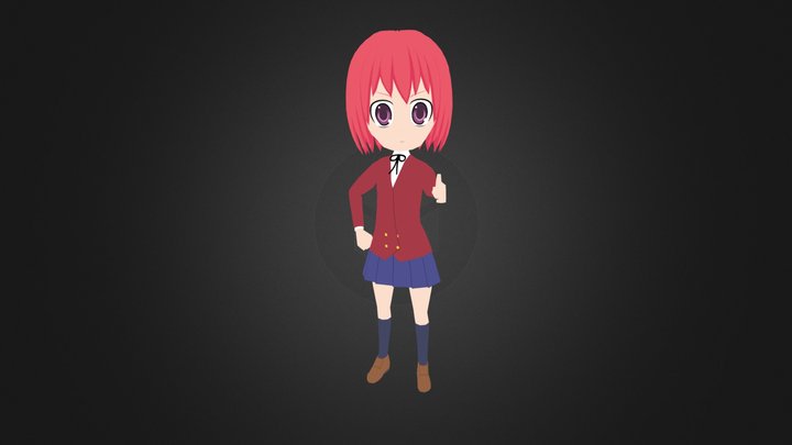 Toradora - Taiga Aisaka free 3D model 3D printable