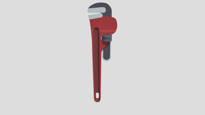 Газовый ключ 3D Model