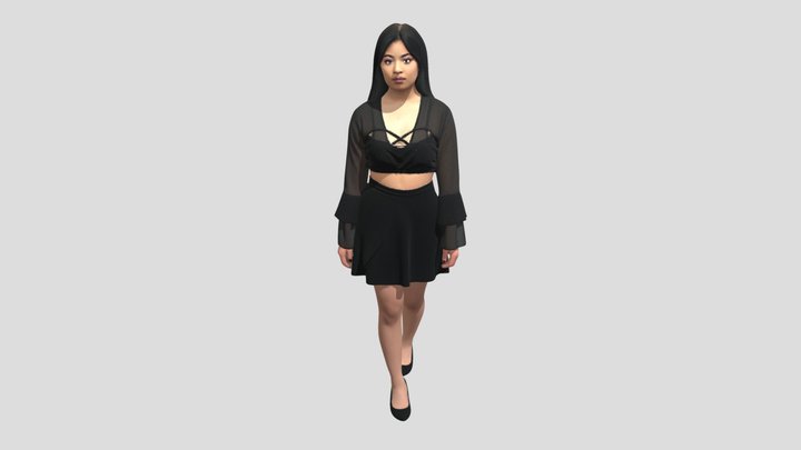 Midnight Chic Portrait – Kostenloses 3D-Modell STL