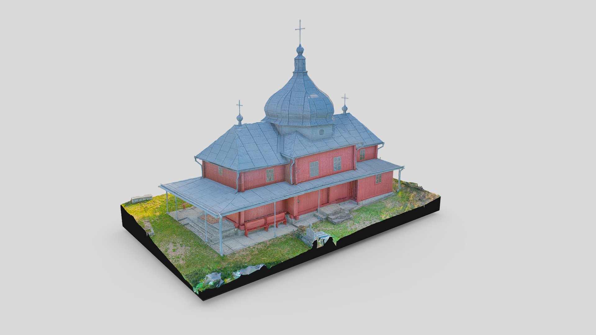 Church of the Transfiguration of the Lord - 3D model by AERO3D (@aero3d ...