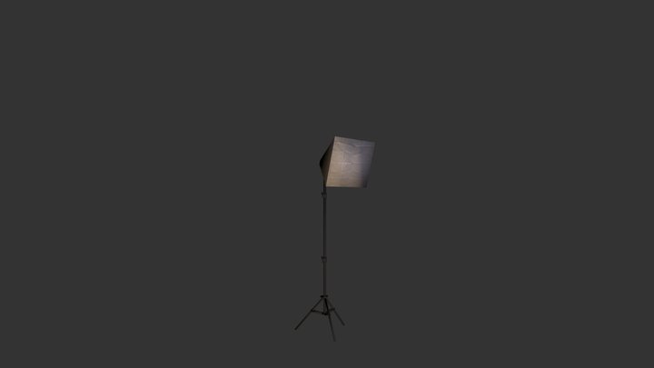 Soft Box Light 2 3D Model
