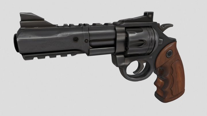 Revolver-model 3D models - Sketchfab