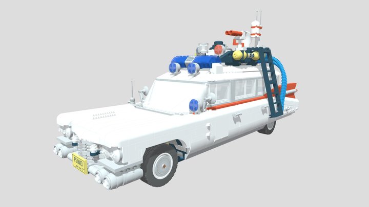 LEGO 10274 Ecto-1 3D Model
