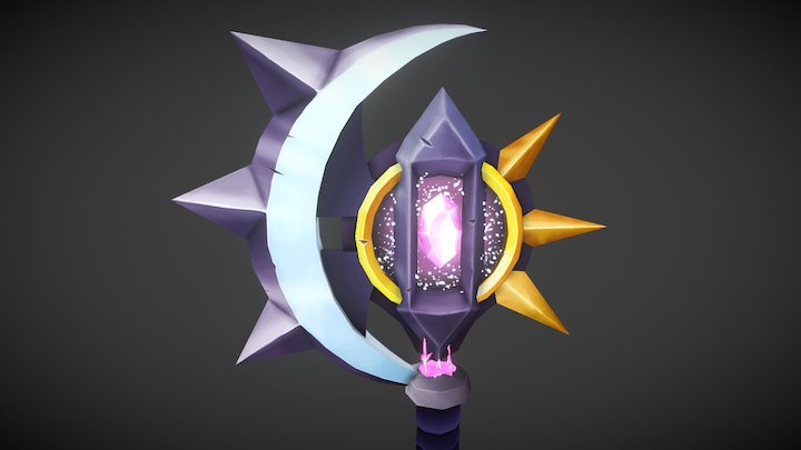 Stylized Axe 3D Model