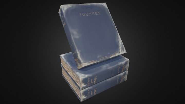 Thick old book 3D Model