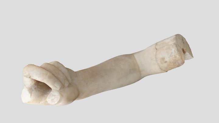 S-2021-3A marble arm 3D Model