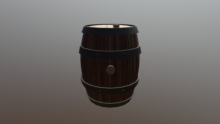 Barrel Final Textured 3D Model