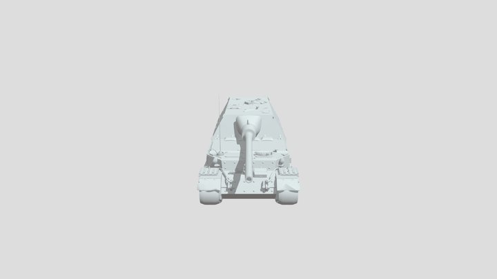 TD Ferdinand Tank 3D Model