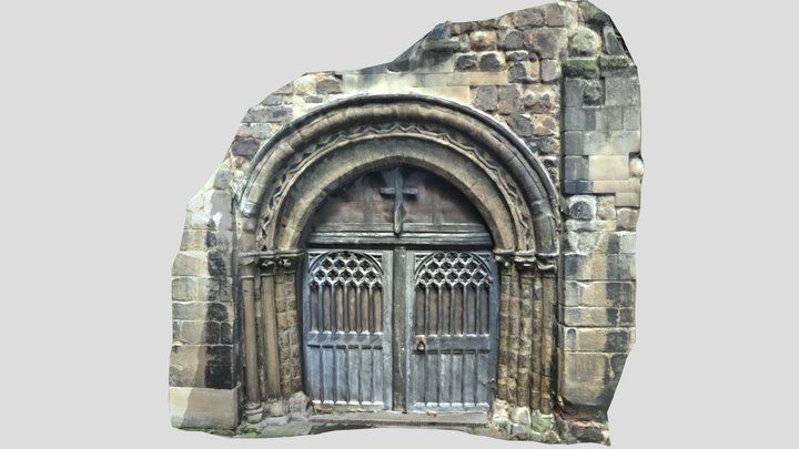 South porch at St Mary's Church, Shrewsbury 3D Model