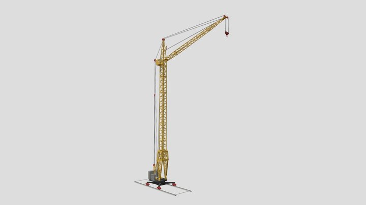 Tower crane KB-160 – Free 3D Model STL