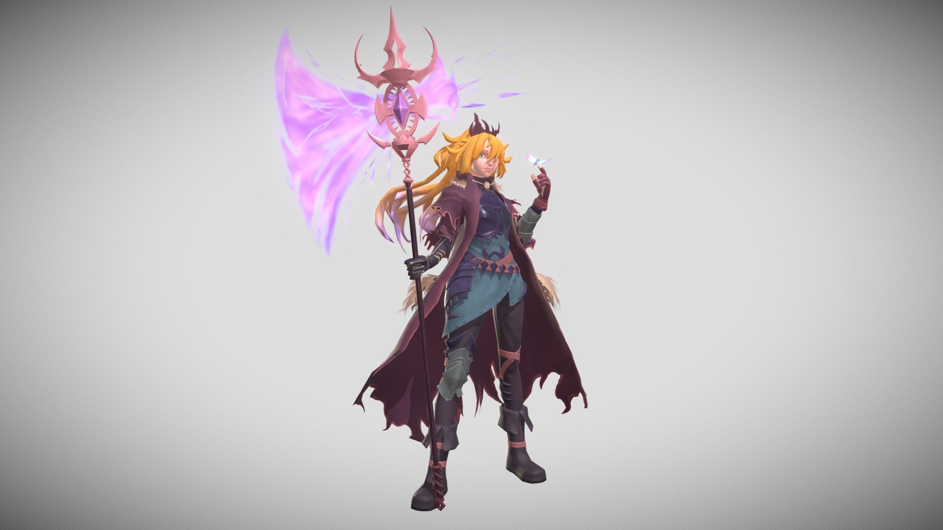 Dark Mage Future Princess - 3D model by aristateles (@aristateless)  [b475fba]