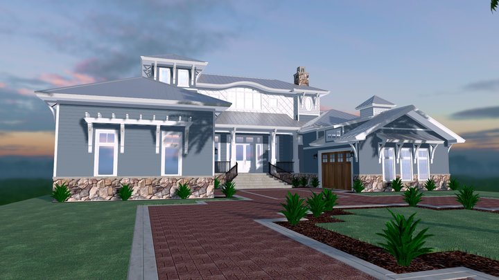 843 West Endover Street 3D Model