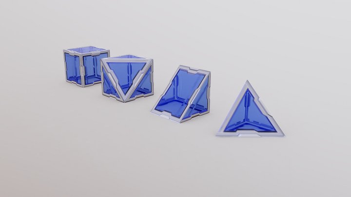 Glass Blocks 3D Model