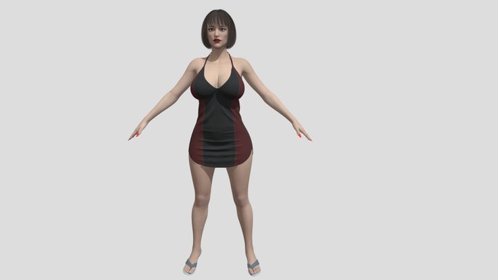 Christie, female 3D model – Modello 3D gratuito STL