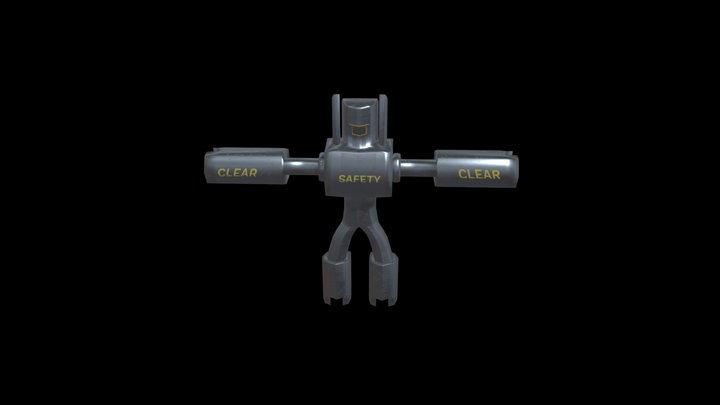 RobotCartoonCharacter 3D Model