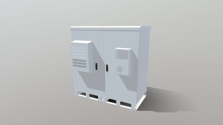 Dual Bay Easy Access Cabinet_1750 3D Model