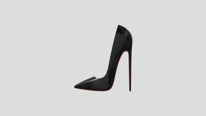Kate Stiletto Heel Pumps (UPDATED) 3D Model