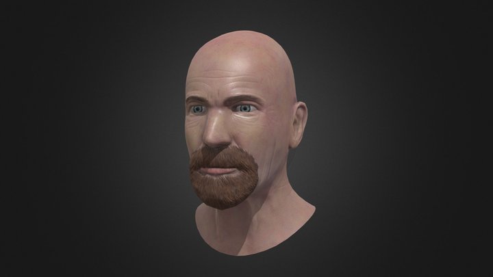 Walter White Bust 3D Model