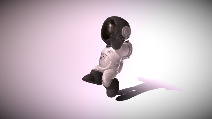 GALAXYAI Astronaut 3D Model