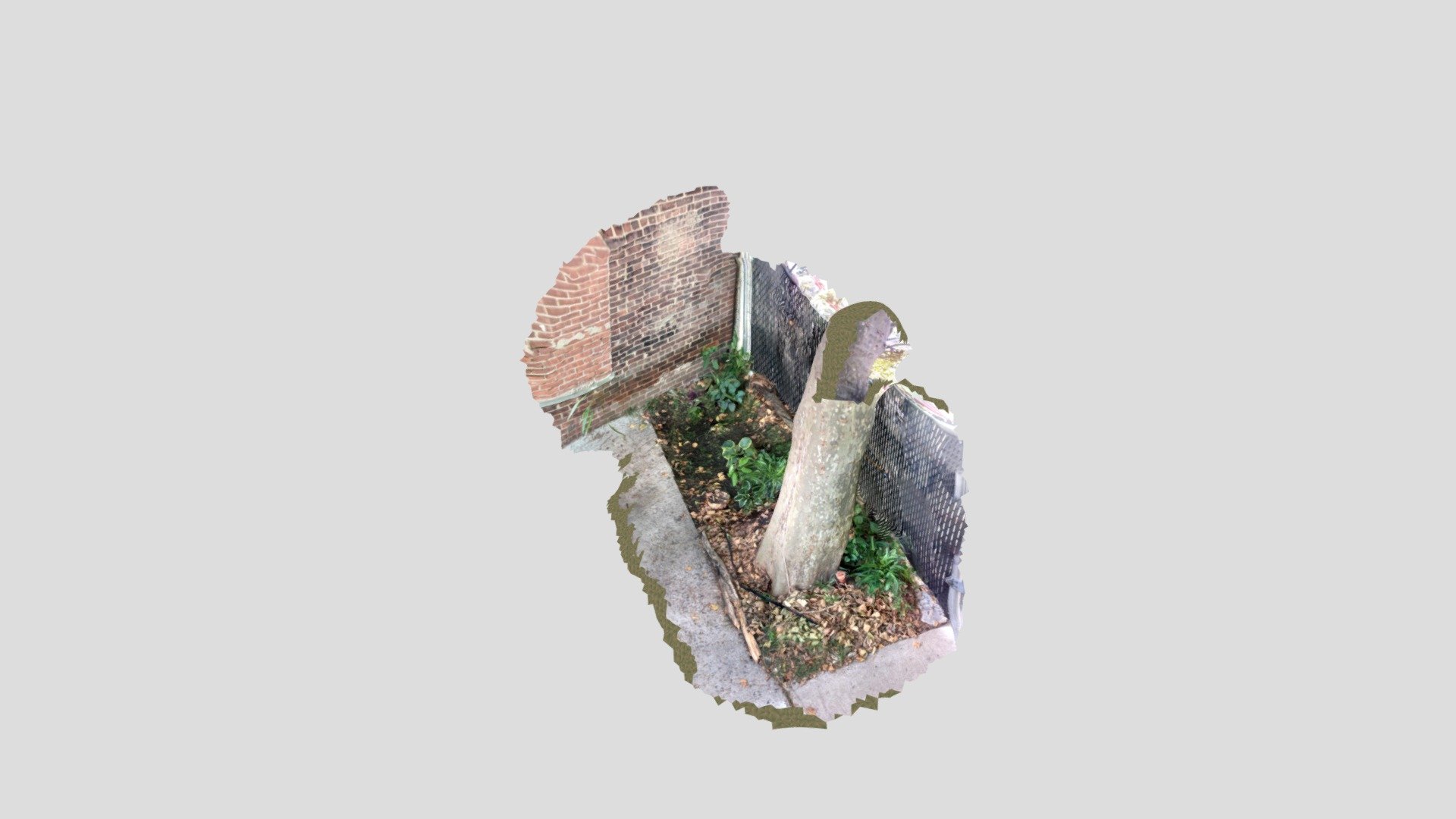 my 3d urban corner garden