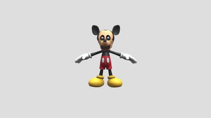 The face with legs 3D Model
