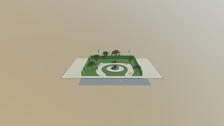 Parque Cidade 3D Model