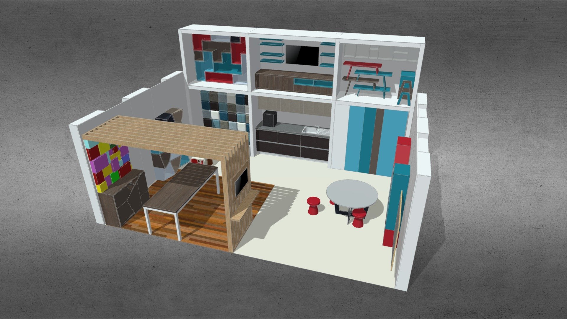 Stand MOBIRA — Sketchfab embed 3D viewer